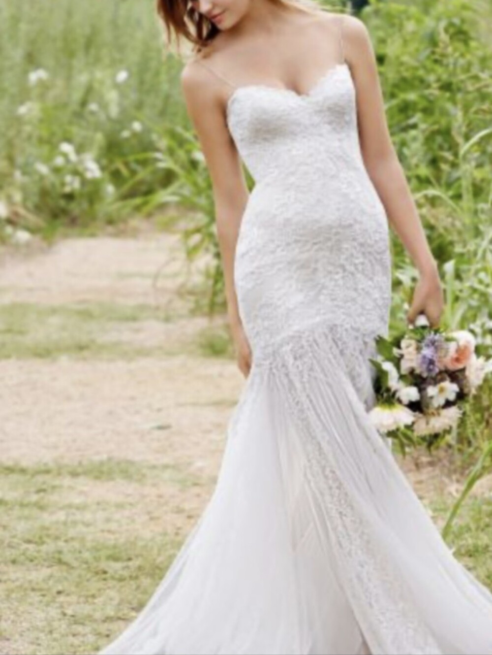 Watters - Wren Lace and Tulle Wedding Dress
